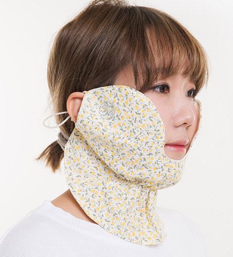 고운골프 여성순면마스크 C2 호흡편안 피부보호 자외선차단 : 이공이공몰