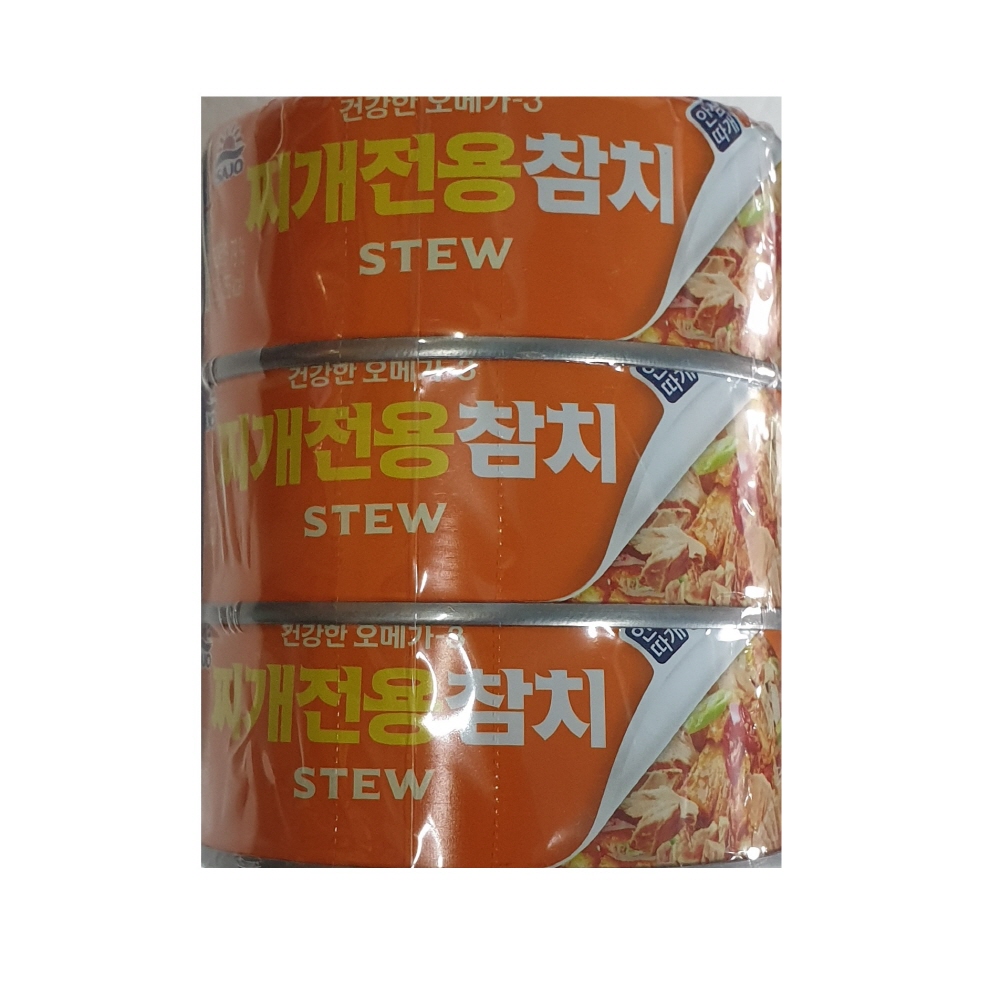 원하프] 찌게참치135gX3개/사조 [유통기한24.09.18 : 원하프