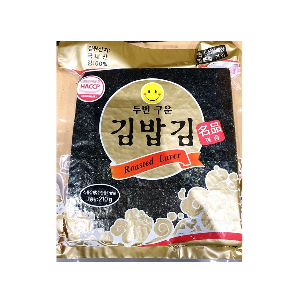 구운김밥김(유창 골드 220g)X10 구은김 김 해조류 해 : 월드잡화점