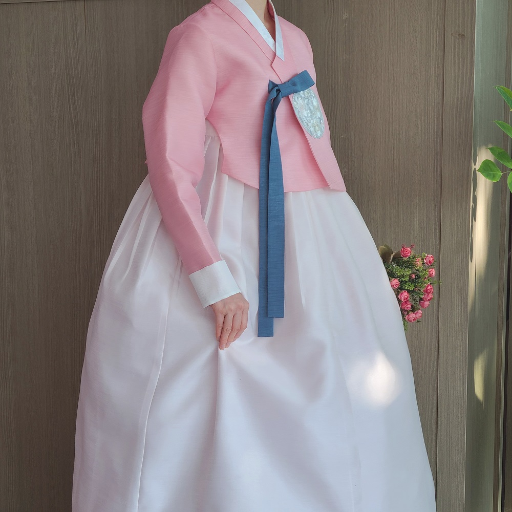 [한복대여]라별핑크 - 미니당의 신부한복 하객 각종행사 돌잔치한복 : 수아린한복