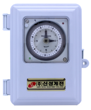 신성계전 일주일용 해바라기 타임스위치(충전식, SST-60RMW) : 모든조명상사