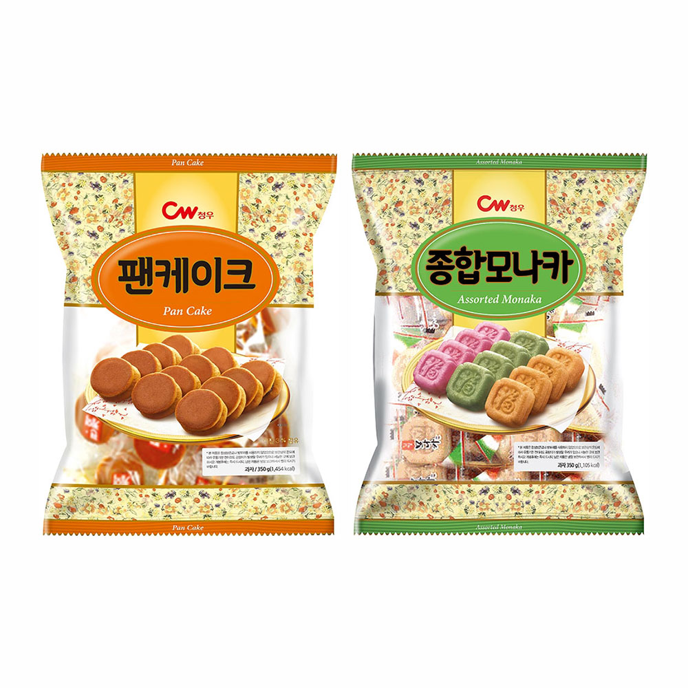 청우 종합 모나카 350g 1봉 옛날과자 : 호야네 점빵