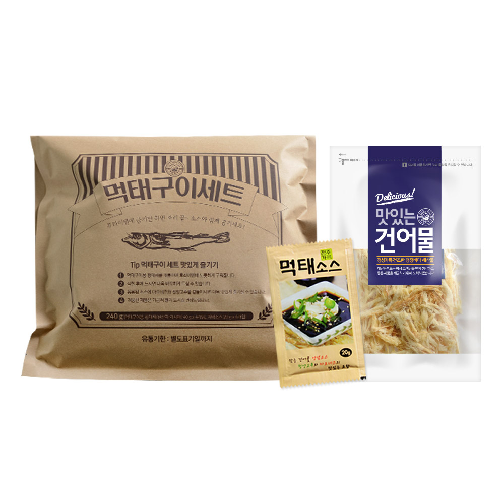 해맑은푸드 먹태구이 세트 240g 소스포함 : 해맑은푸드