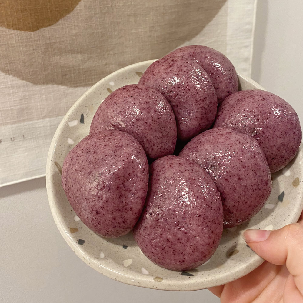 흑미 잔기지 기정 방울 증편 아침식사대용 결혼답례 떡 술떡 50개 울산떡집 맛집 : 울산고래술떡