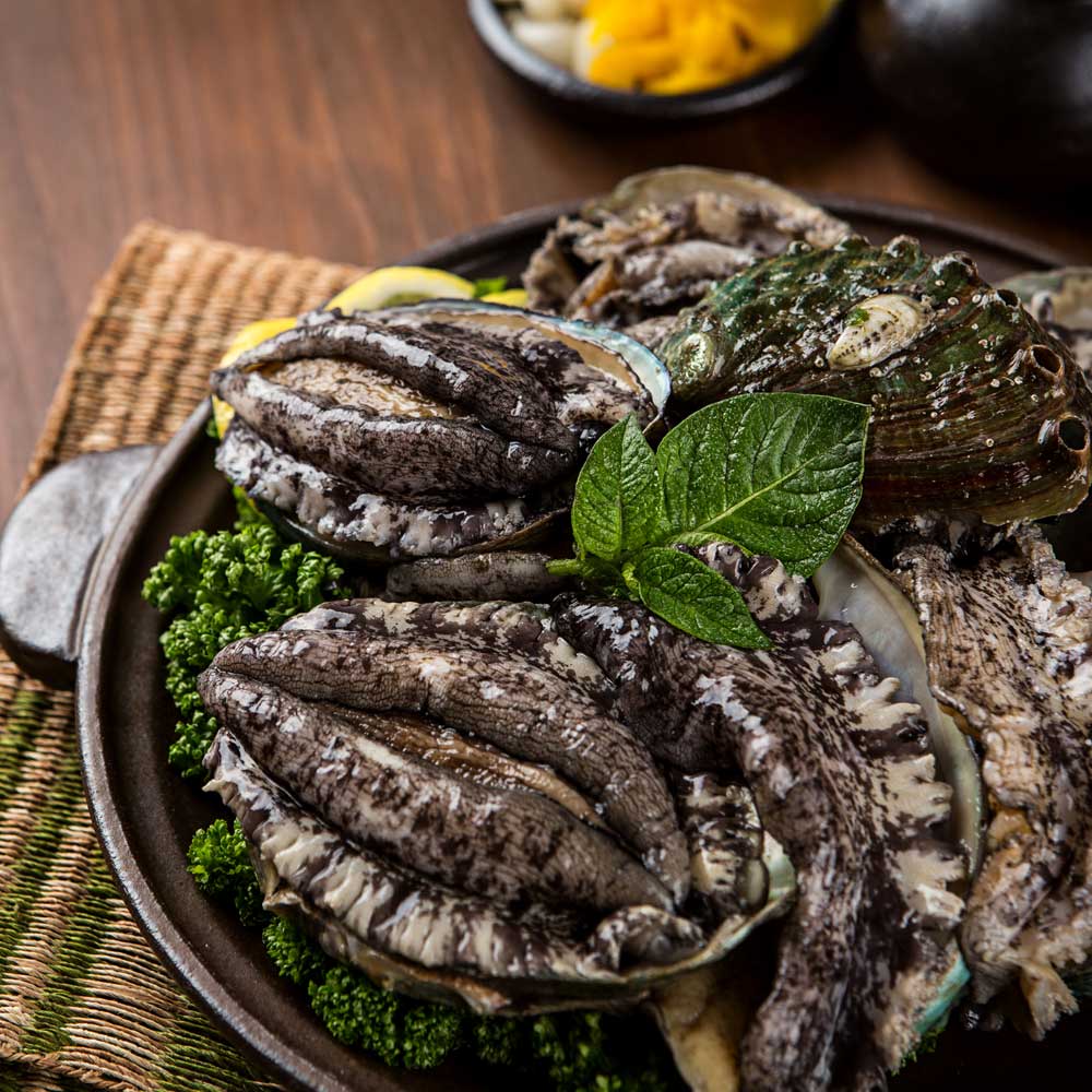 [완도3대 영진수산] 완도 활전복/특특대 5미 - 1kg : 완도3대영진수산