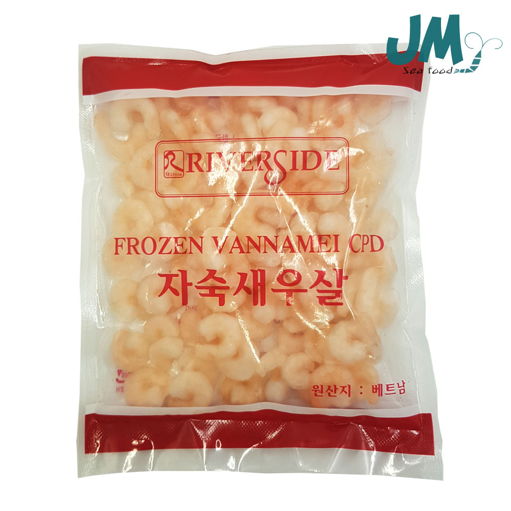 자숙새우살 200/300 400g(200g x 2팩) 흰다리새우살 냉동새우 깐새우 : 제이엠수산