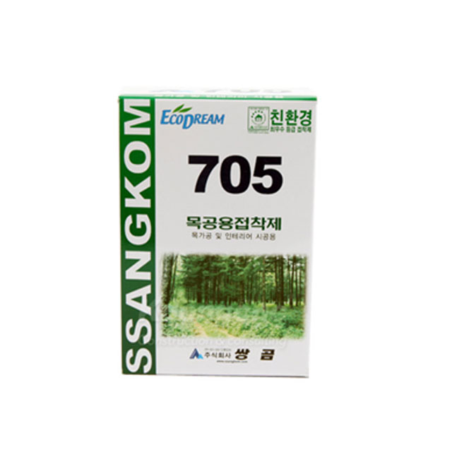 쌍곰 705 목공본드 목공용 도배 본드 접착제 친환경 접착제 1BOX (20EA) : 미래예찬
