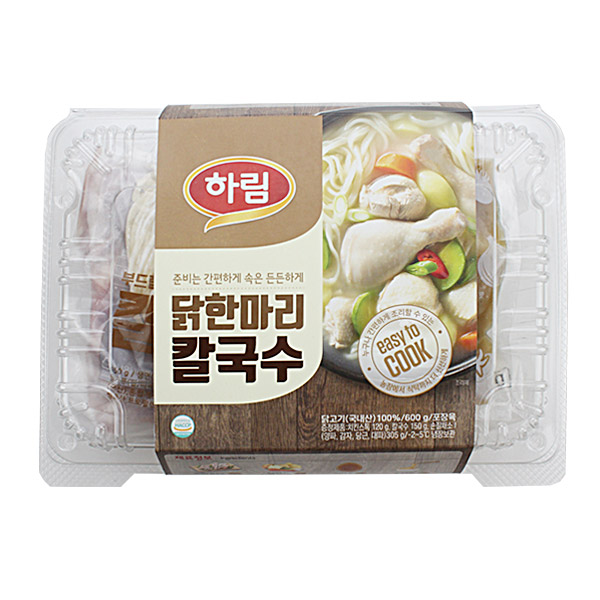 하림 닭한마리 칼국수 600g / 밀키트제품, 간편조리 , 닭칼국수 : 천지농산