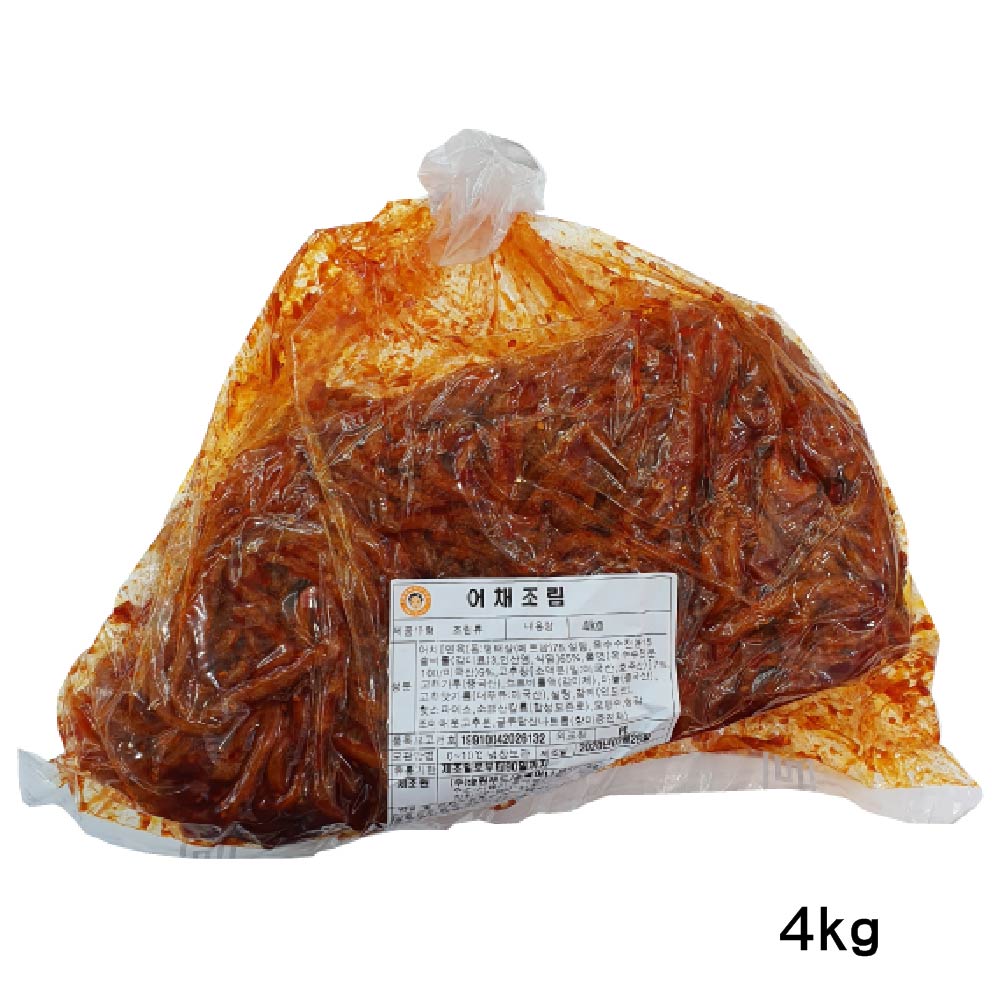 승원푸드 어채조림 4kg / 어채볶음 반찬 대용량반찬 솔그린 : 솔그린