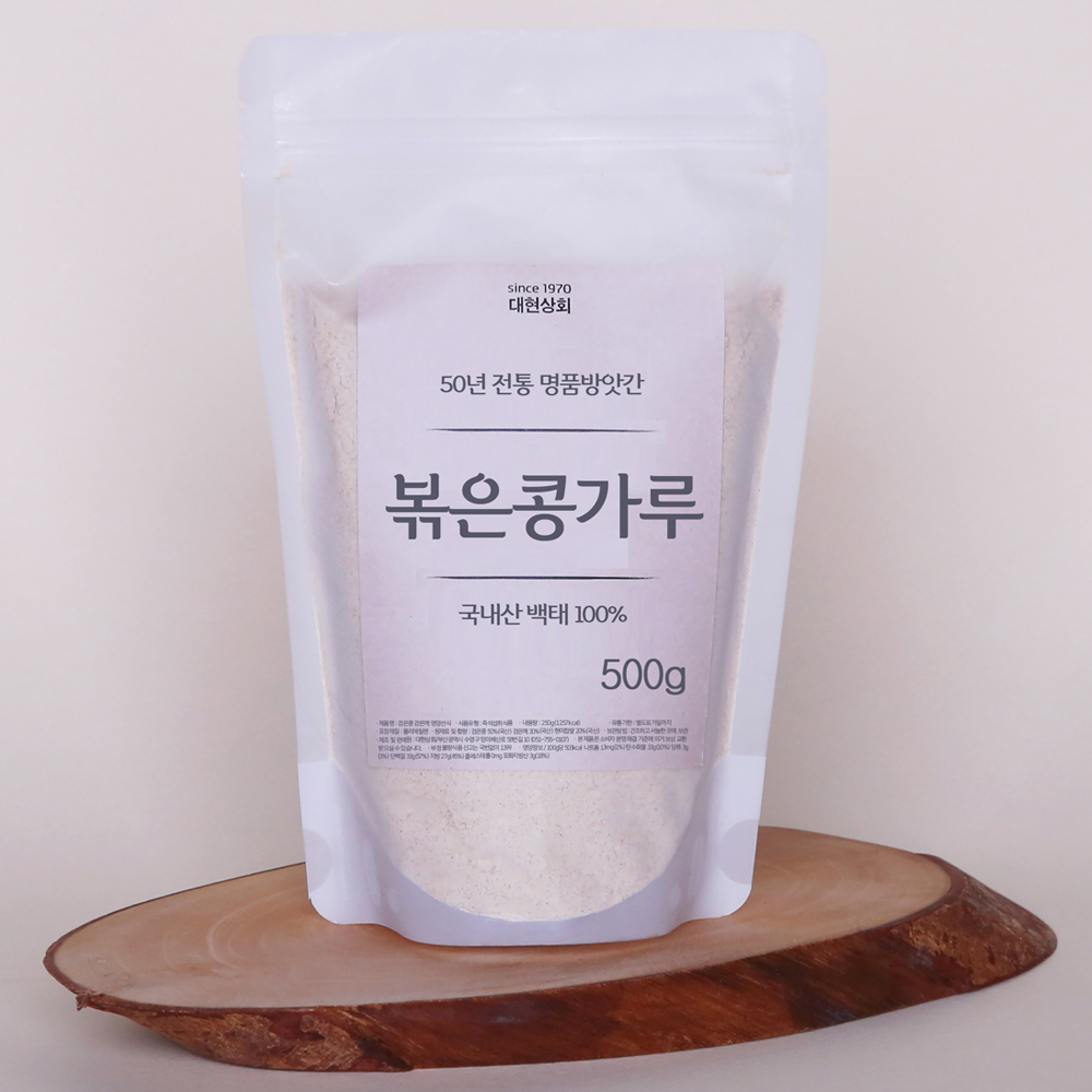 무첨가 국산 볶은 콩가루 / 콩고물 백태가루 500g / 50년전통대현상회 : 대현상회 방앗간
