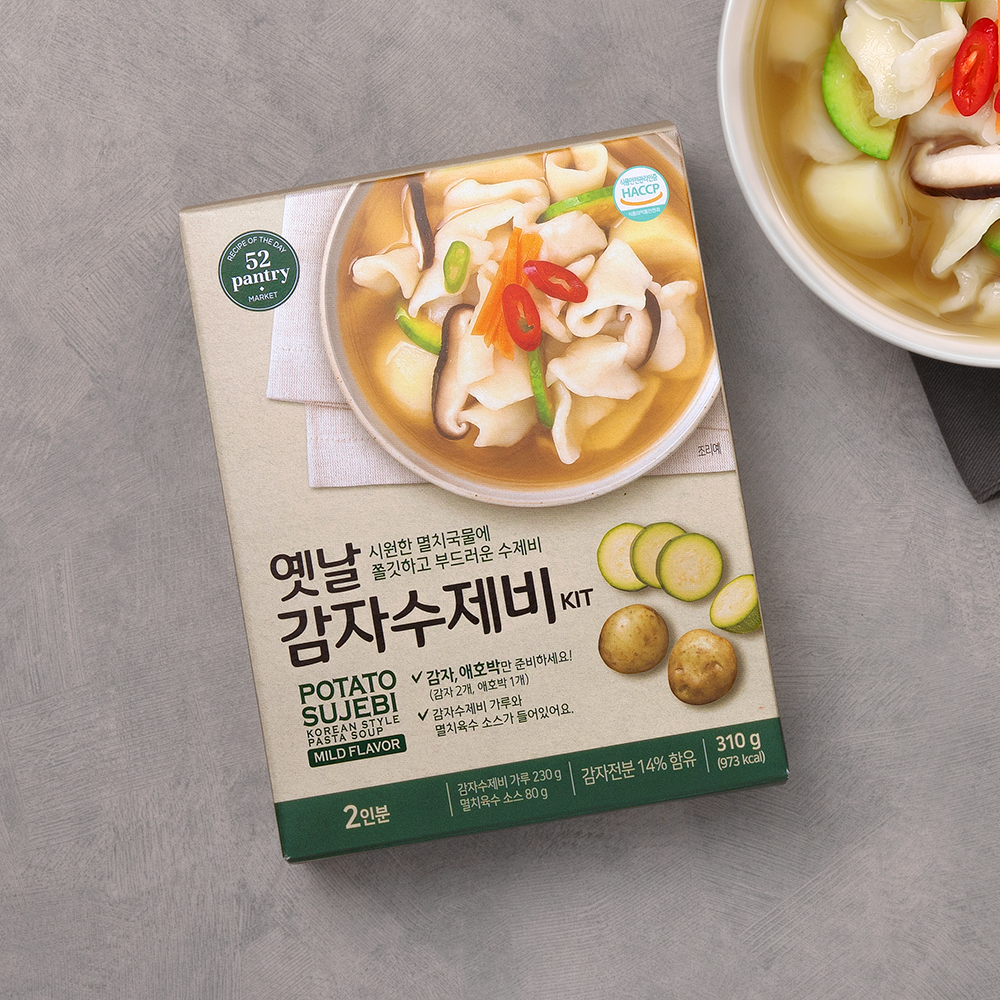 [박스구매할인] 옛날감자수제비 KIT X 10개입 : 52PANTRY