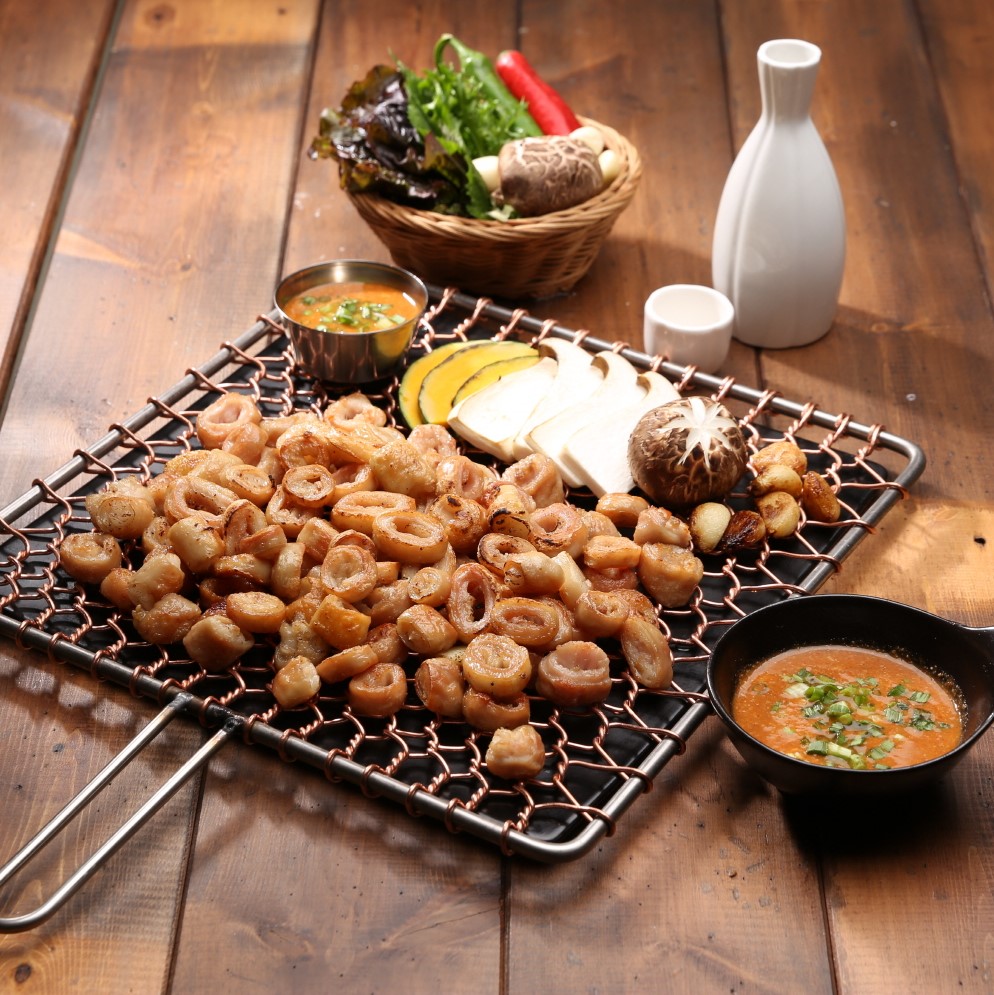 꾸븐 대구 돼지막창400g  캠핑요리 술안주 음식 : 만두를 담다  -  만담