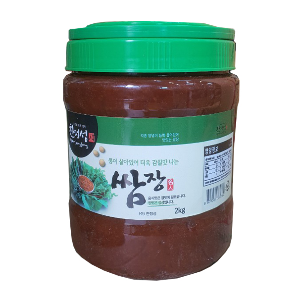 쌈장 2kg 한정성 콩이 살아있어 더욱 감칠맛 나는 : 주식회사오성식품