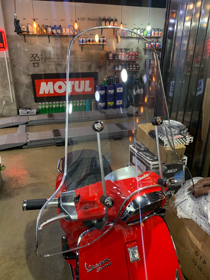 베스파 윈드 스크린 몰딩 크롬(3m) vespa gts lx lxv sprint primavera 50 125 250 300 gts 300ie : 차쫌만지는남자