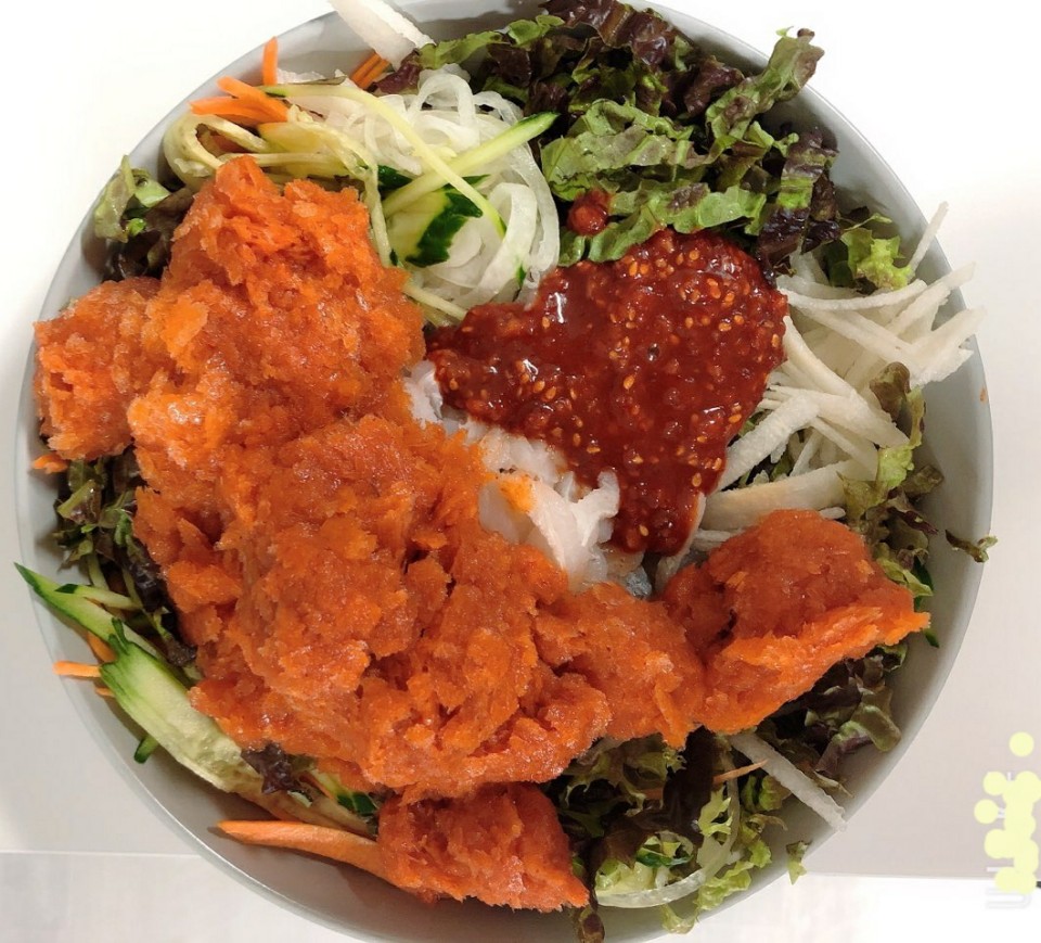 자연산 물회(2인분) 자연산 회 사용. 아침 손질 저녁 도착 : 진해만어부