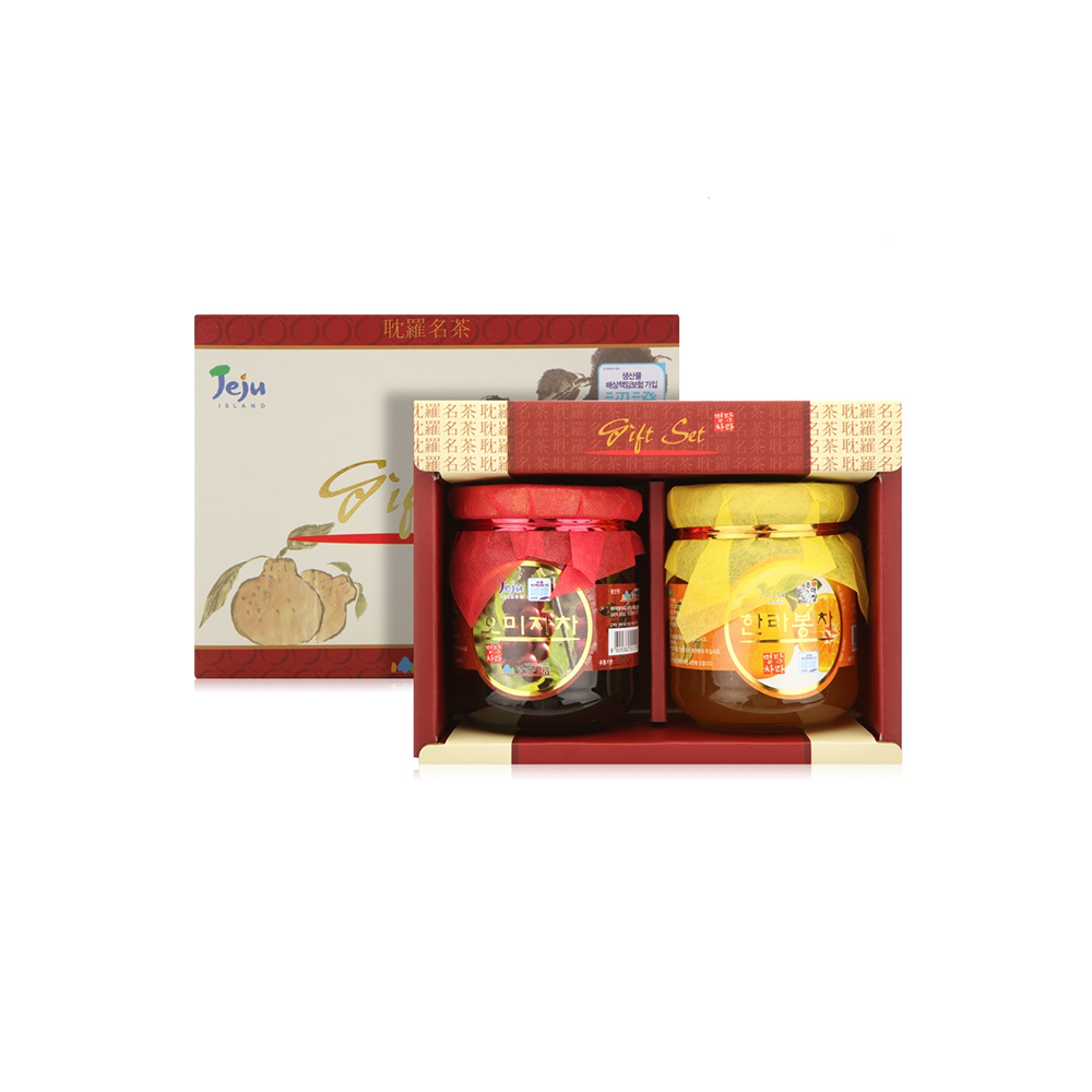 탐라식품 탐라명차 한라봉차, 오미자차 180g : 탐라식품