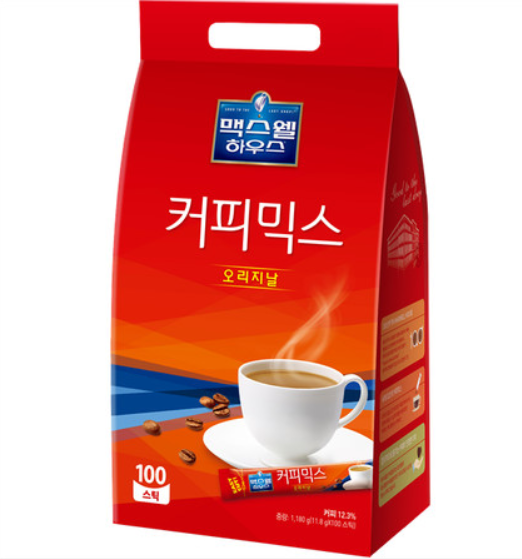 동서식품 맥스웰하우스 오리지날 커피믹스 12g x 100개입 : JH유통몰