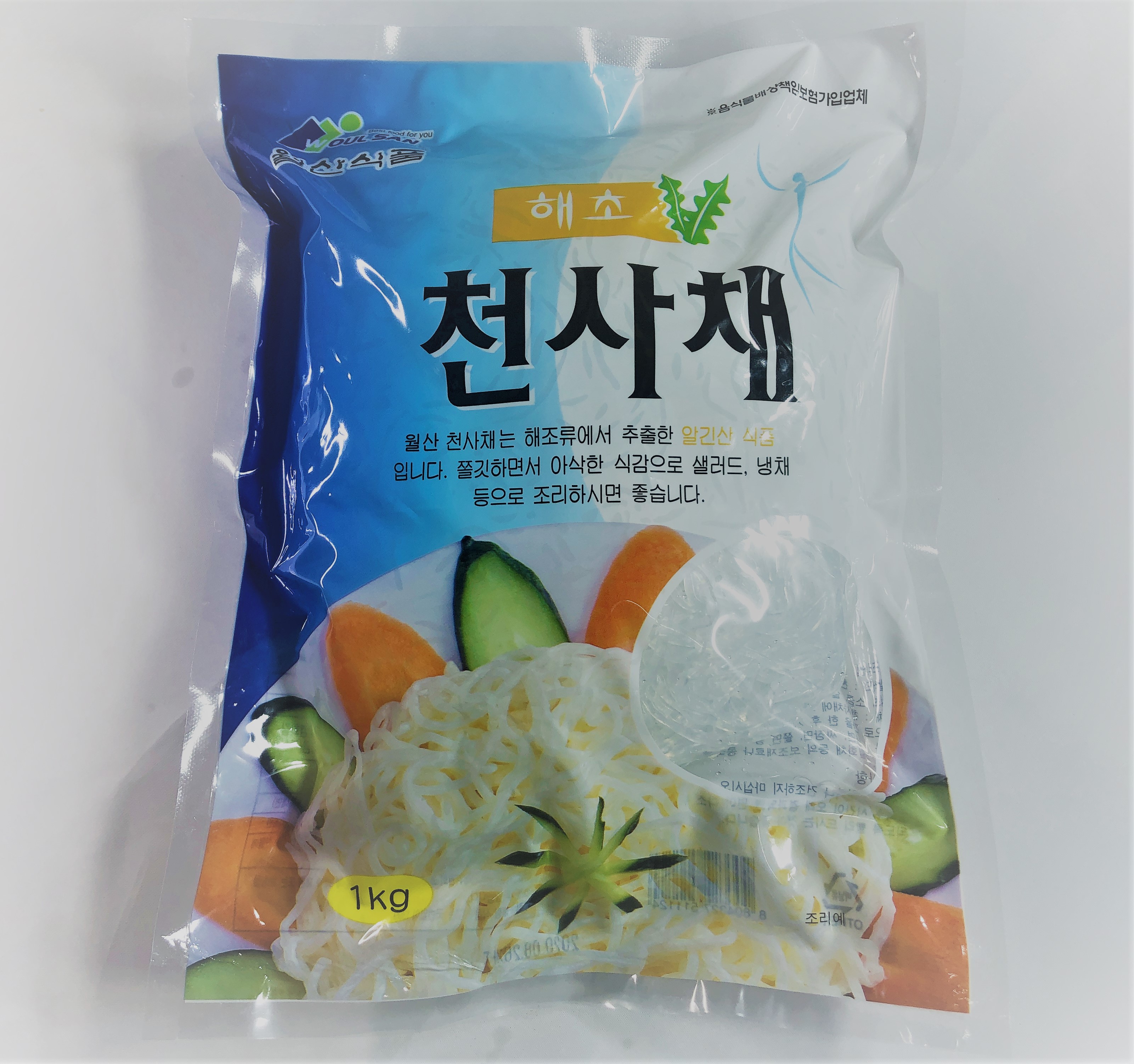 [월산식품] 50년 전통 천사채 (굵은 샐러드용, 실 수산회 데코) / 1kg : 월산식품