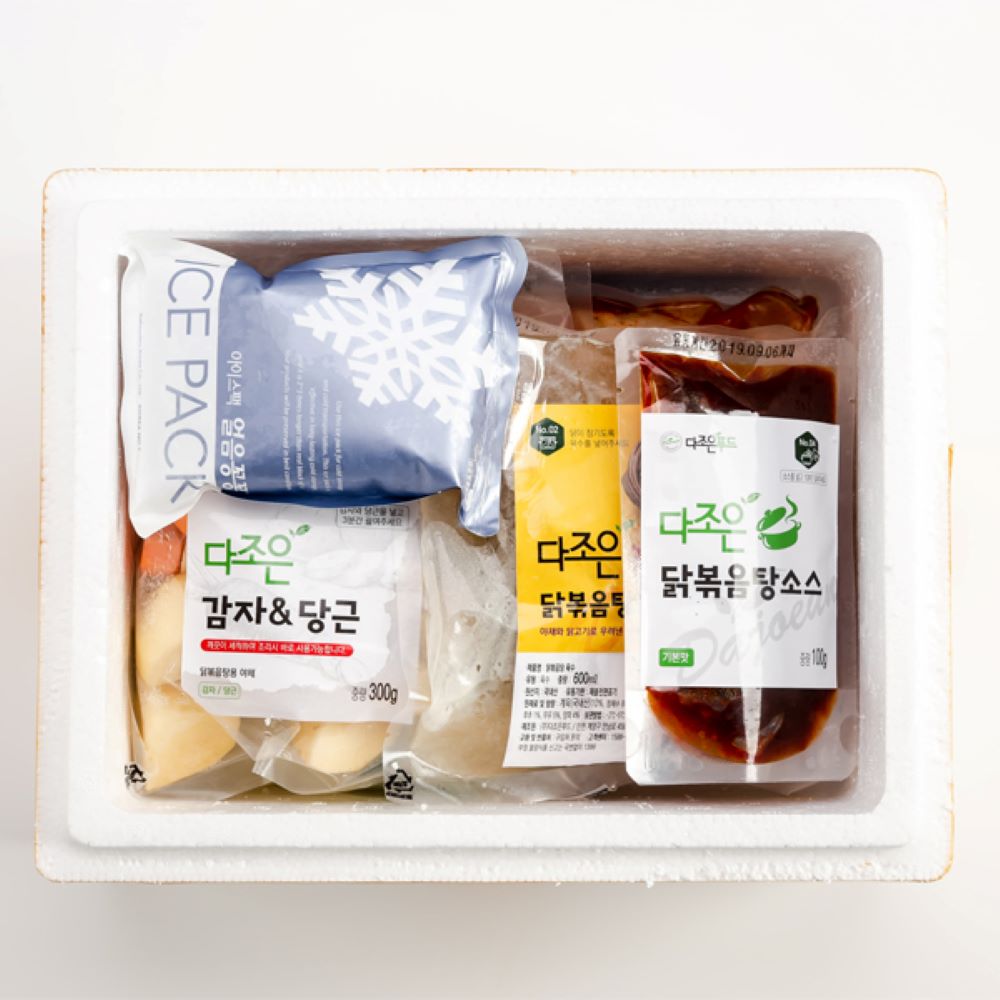[더조은 푸드] 닭볶음탕 1kg 캠핑요리 : 열두사람들