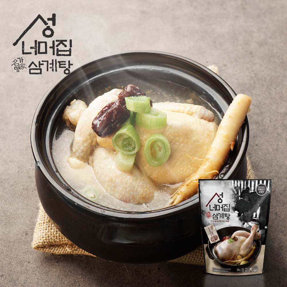 마니커에프앤지 녹두삼계탕 900g(2봉) / 닭백숙 / 누룽지백숙 / 백숙 / 즉석 삼계탕 / 보양식 모음 / 초복 / 중복 : BDFU