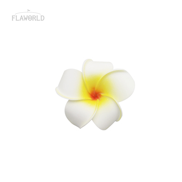 플루메리아 폼 장식 꽃 촬영소품 1개 - 조화 꽃 휴양지 하와이풍 물에뜨는 4.5cm : 플라월드