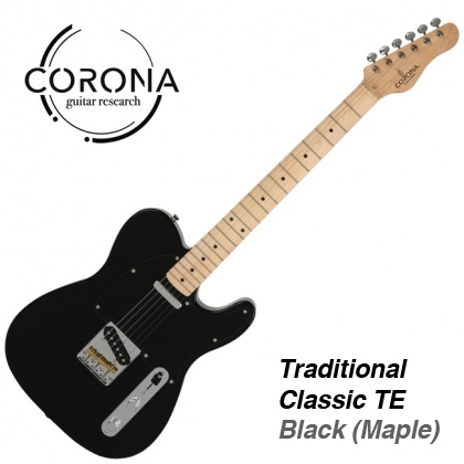 코로나 클래식 TE 블랙 (메이플) 일렉기타/ Corona Traditional Classic TE Black (Maple) : 블랙캣기타샵