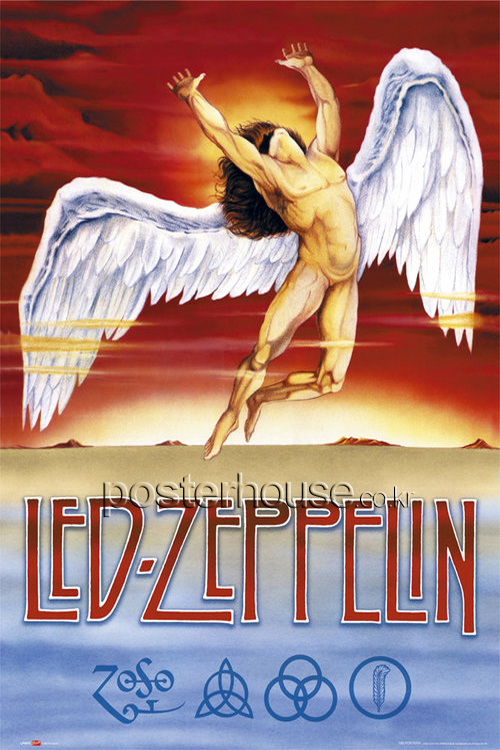 포스터 61x91 - 레드 제플린 / Led Zeppelin Swan Song : 포스터하우스