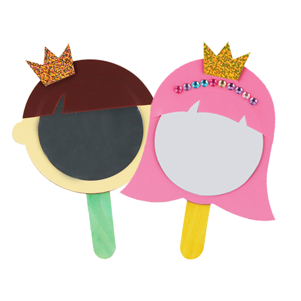 거울 만들기 2종 / 만들기놀이 나만의거울만들기 집에서거울만들기 아이들안전거울 유치원 문구용품 : munguclub