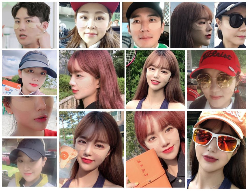 썬패치 앤메이크 자외선차단패치 햇빛차단테이프 오리지널 D타입 21호 : 엔젤씨크릿