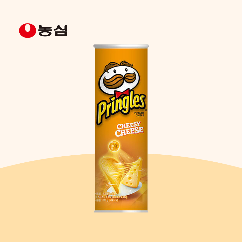 농심 프링글스 치즈맛 1박스 110gx12개입 과자 스낵 : 까까하우스