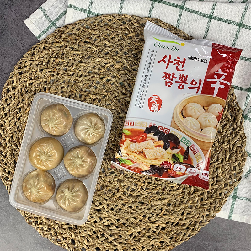 사천짬뽕의신168g  전자레인지용 : 풀잎마켓