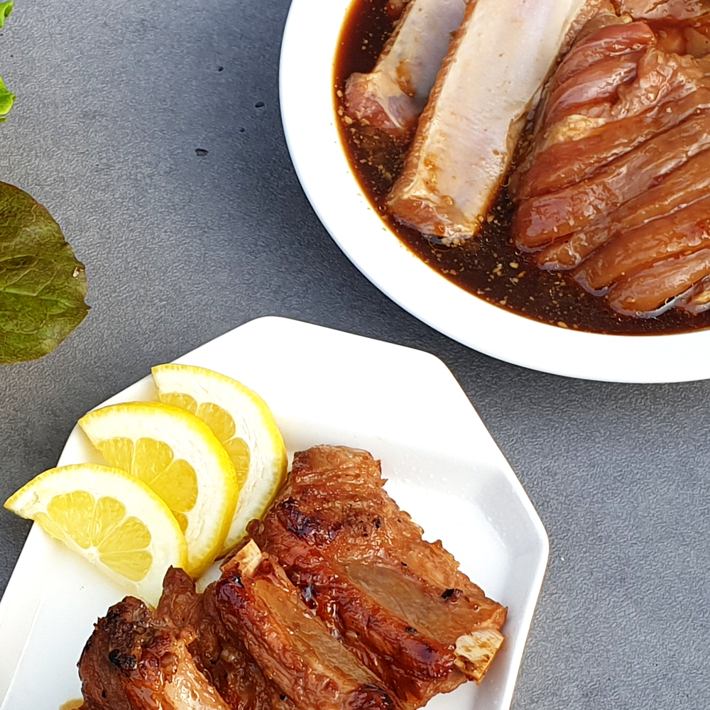 수제 돼지갈비 국내산 4.5kg 대가족 : 마당소