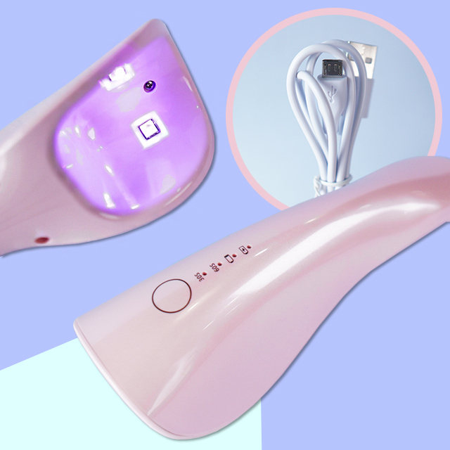 프롬더네일 페어리 핀큐어램프 UV/LED 휴대용젤램프 USB충전식 : 네일라이프