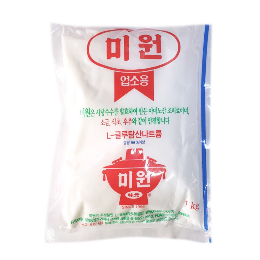 대상 업소용 미원 1kg : 동우웰빙 푸드