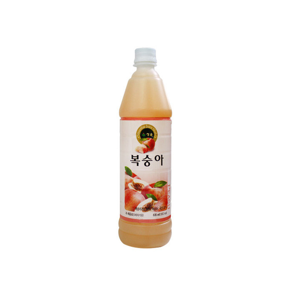 [청솔] 복숭아 음료베이스 835ml : 커피바바 주식회사