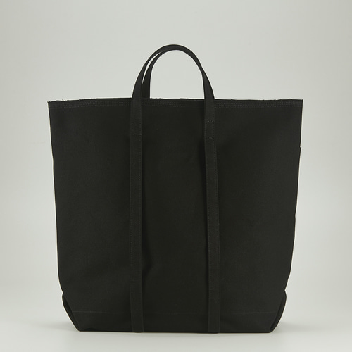 6 POCKET CANVAS TOTEBAG - BLACK : 인리치