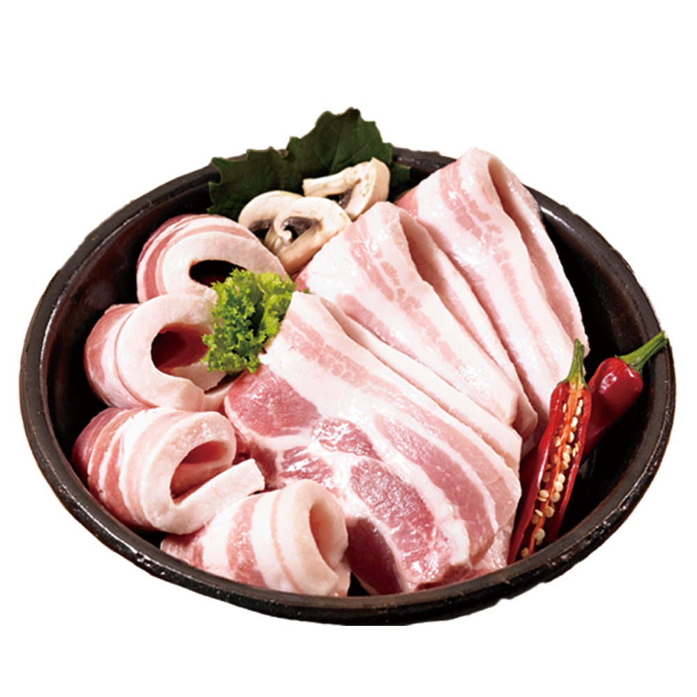 수입산 냉동 삼겹살 1kg 수입돼지고기 구이용 : 푸줏간명가