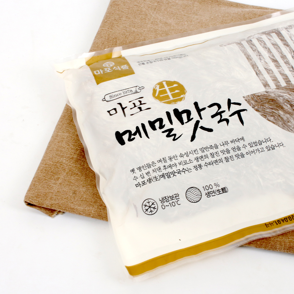 마포식품 메밀맛국수 1.4kg / 모밀 막국수 생면 다이어트면 저칼로리면 일식 여름 요리 : 유창몰