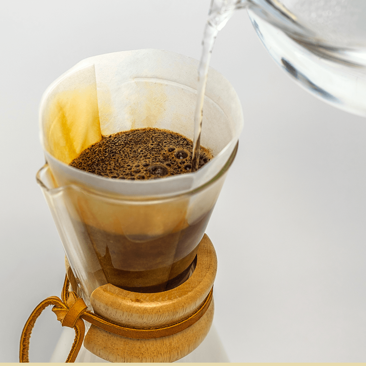 chemex 케멕스 케맥스 클래식 필터 커피 (사각 브라운) : 언리쉬