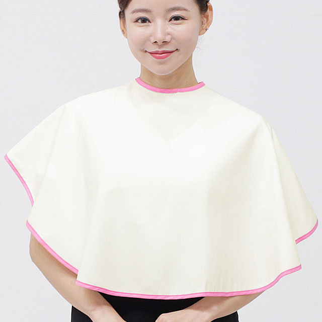 [ UWHC12 ] 아이보리색/핑크줄/연노랑색/드라이보/헤어샵/헤어숍/뷰티샵/여성용/미용실/까운/가운 : 유니폼닷컴 티셔츠닷컴