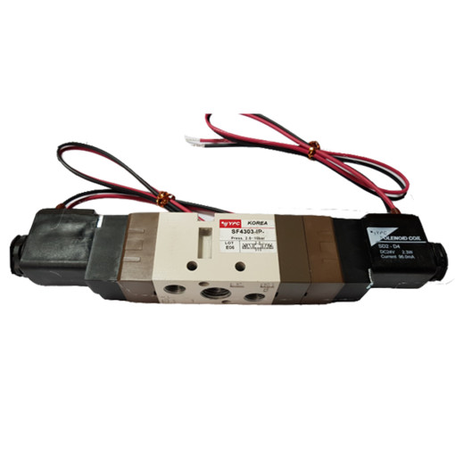 YPC  SF4303-IP-SD2-A2 (AC220V)  중간정지형 5포트 솔레노이드 밸브 : 제이하이테크