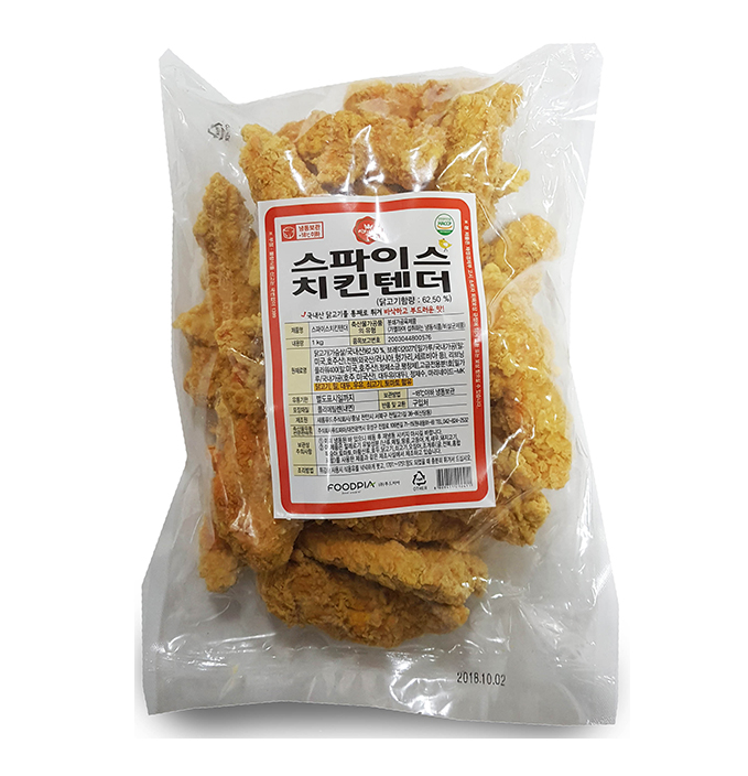 식자대감 매콤 스파이스 치킨텐더 1kg 치킨샐러드 치킨랩 : 푸드피아