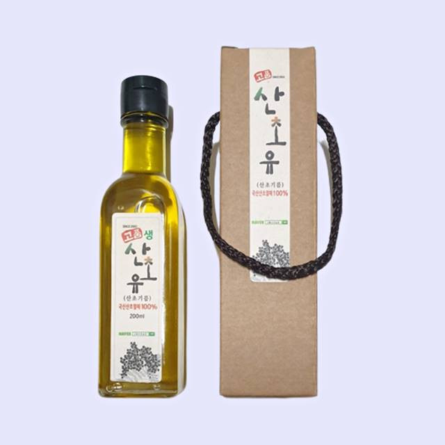 2025년 국산 생 산초기름 200ml /고품산초농장 : 합천파머스