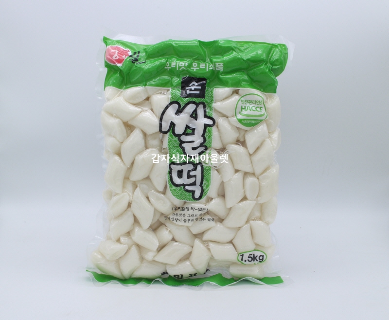 진영식품 해밀순쌀떡 떡볶이떡 못난이 1.5kg : 갑자식자재