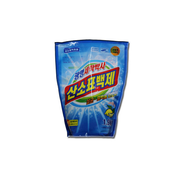 광명 산소표백제 1.9kg /계면활성제 애벌빨래 희석 기름 얼룩 제거 : Happymart