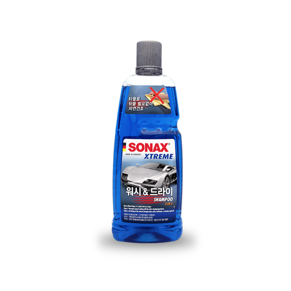 소낙스 SONAX 익스트림 워시&드라이 1L 워시앤드라이 : 유레Car