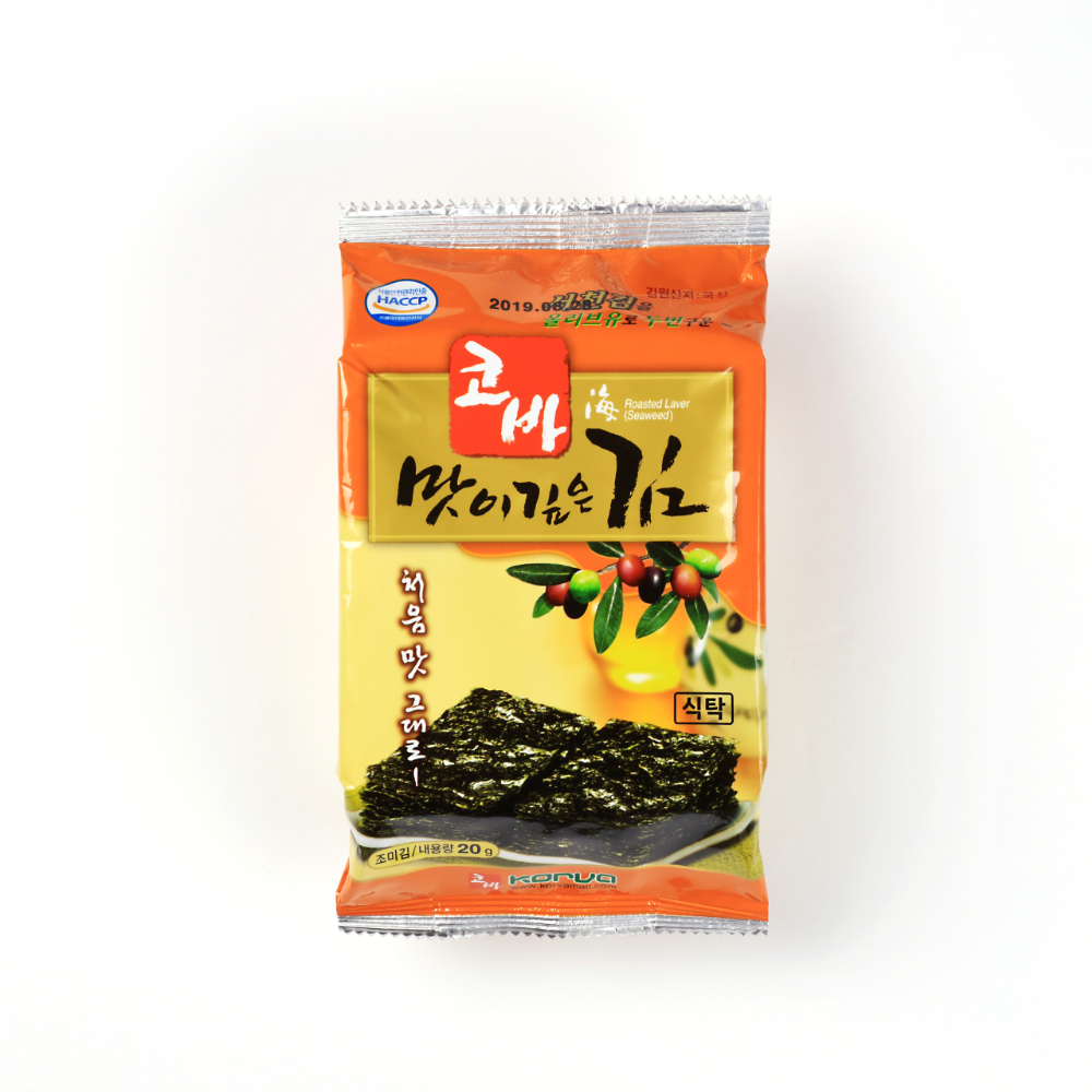 코바 맛이 깊은 식탁 김 [20gx30봉] : 코바식품 공식스토어