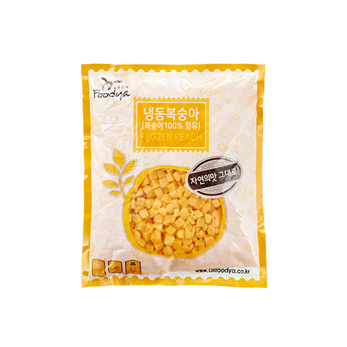 푸드야 복숭아 다이스 1kg : 다담 몰