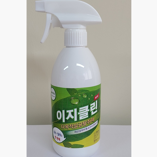 코라나 방역 이지클린 바이러스 살균 소독제 범백 파보 병원납품 HOCI 미산성차아염소산수 : 소리윤
