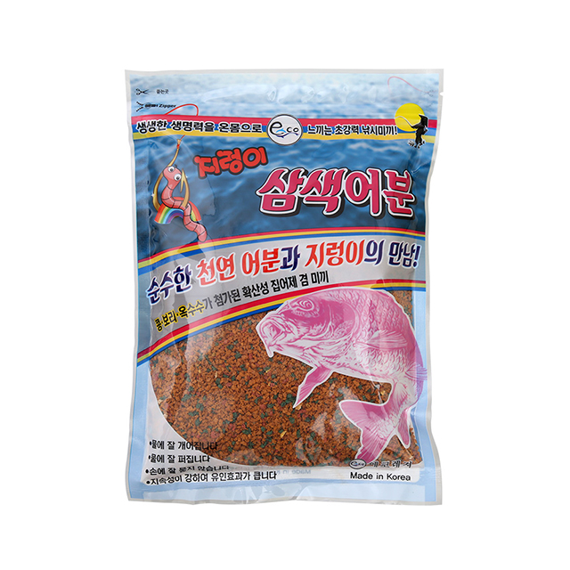 에코레저 지렁이 삼색어분 떡밥 450g 집어제 붕어낚시 : 머털낚시